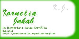 kornelia jakab business card
