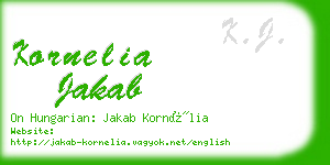 kornelia jakab business card